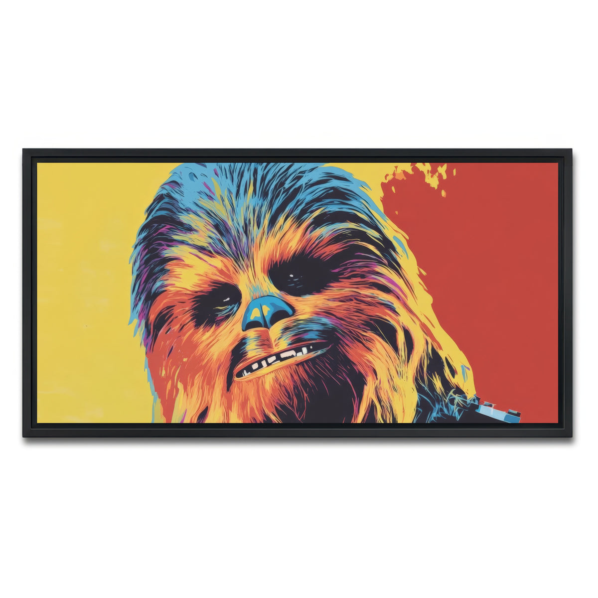 AUTO-MOCKUP WHITE | Chewbacca | 1 Piece | Black Framed Canvas | group=2x1