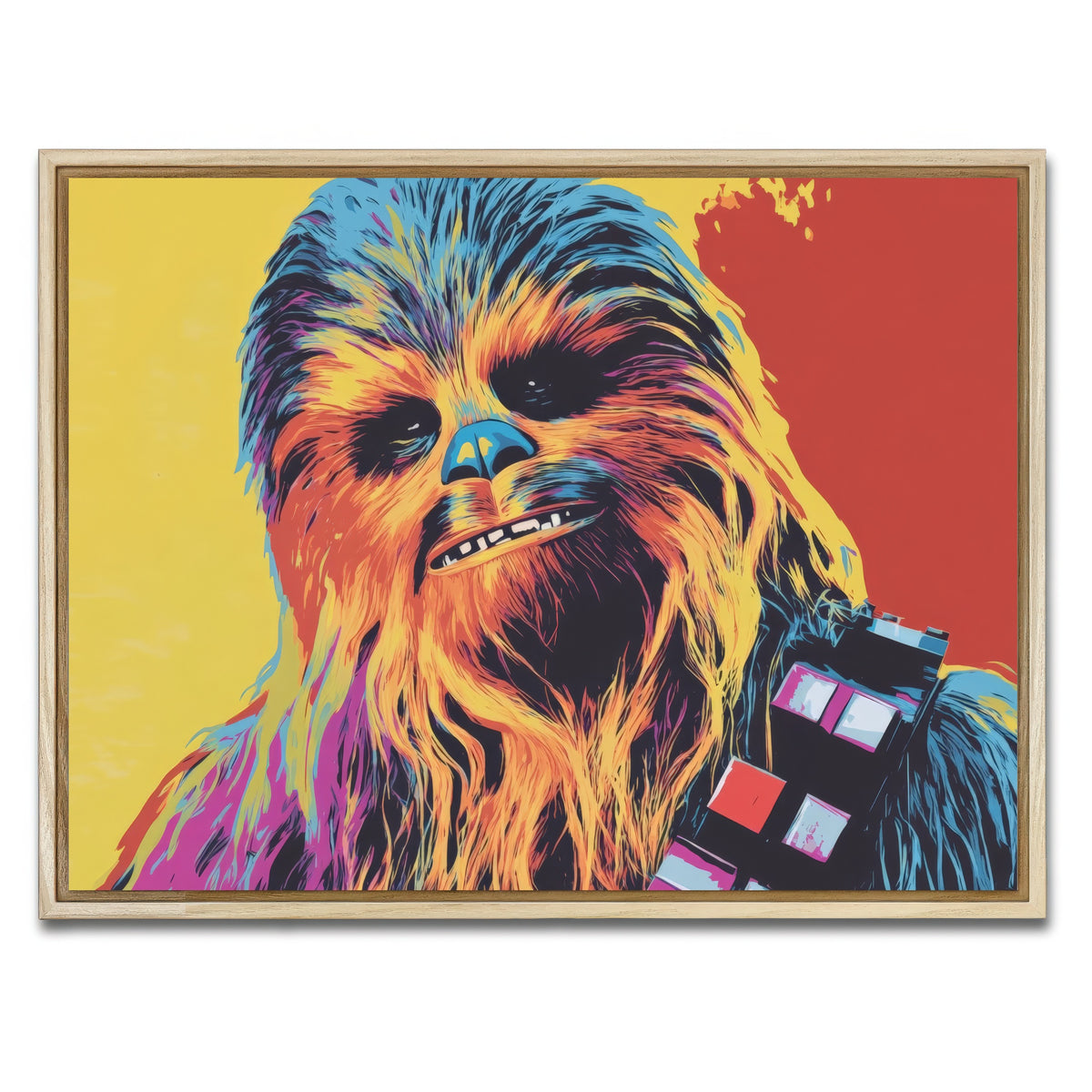 AUTO-MOCKUP WHITE | Chewbacca | 1 Piece | Natural Framed Canvas | group=4x3