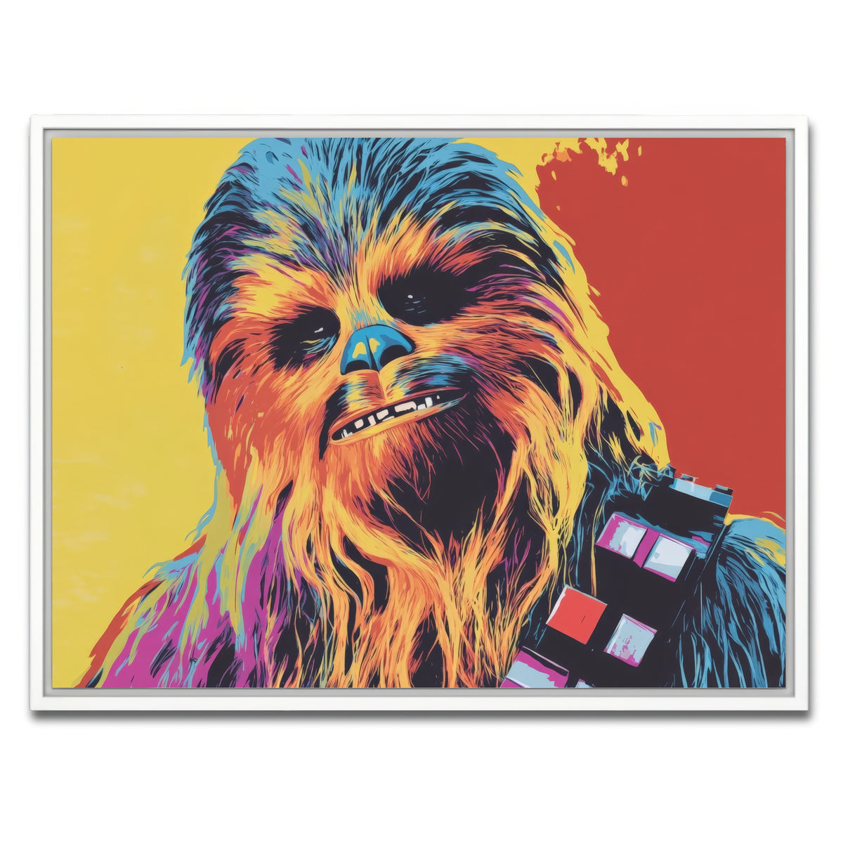 AUTO-MOCKUP WHITE | Chewbacca | 1 Piece | White Framed Canvas | group=4x3