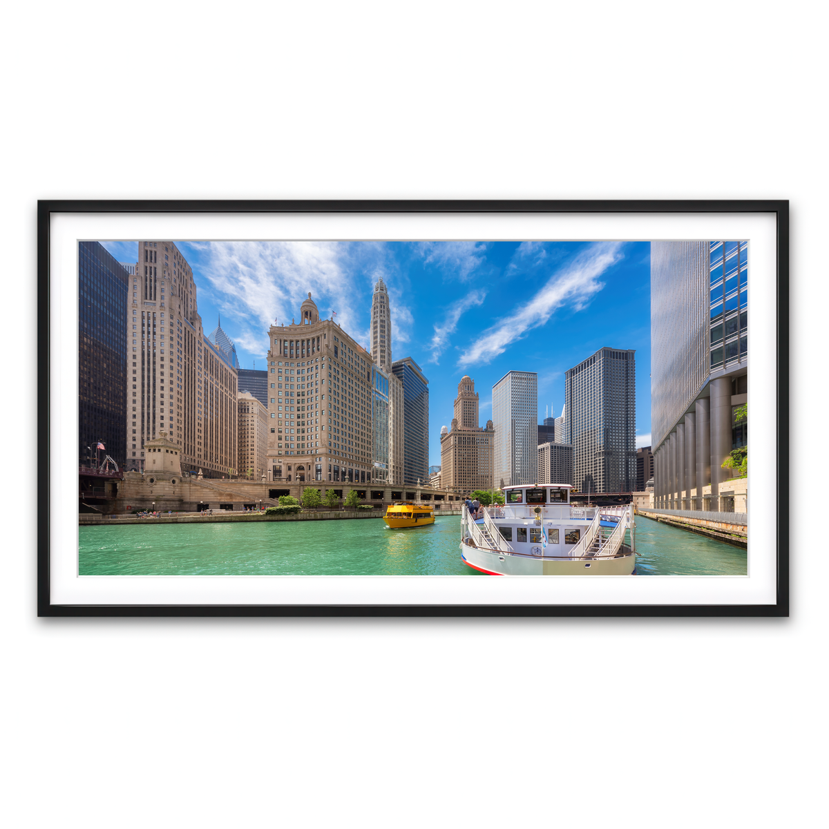 Framed Print 2x1 Black