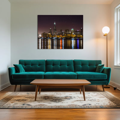 AUTO-MOCKUP ROOM | Chicago Skyline at Night