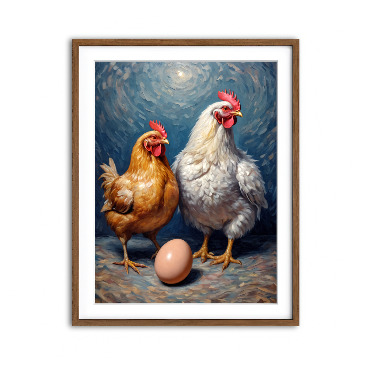 Framed Print 3x4 Walnut