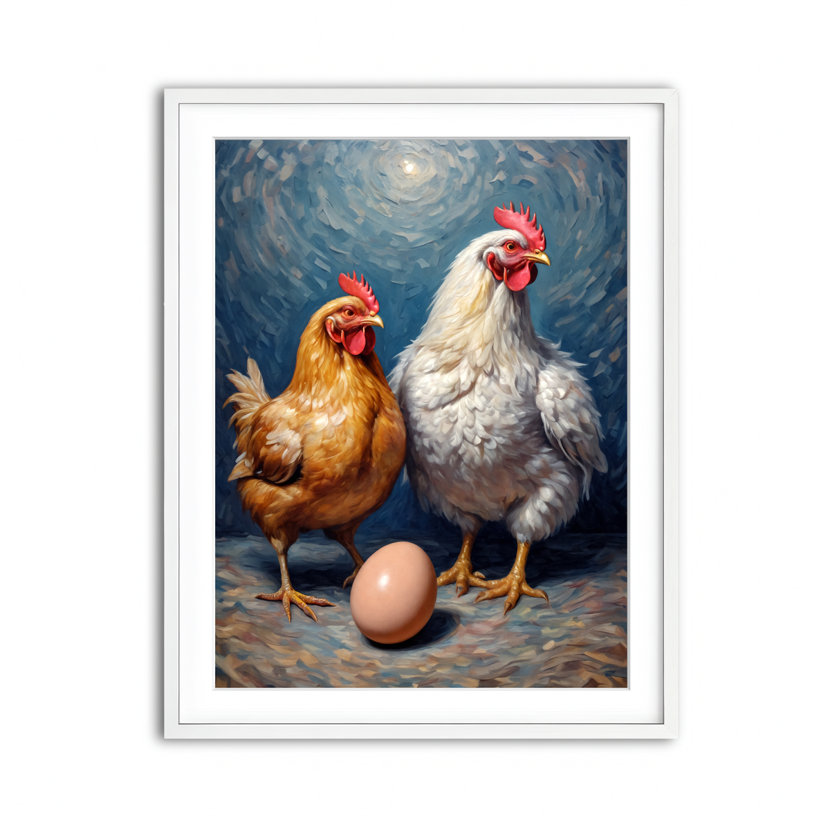 Framed Print 3x4 White