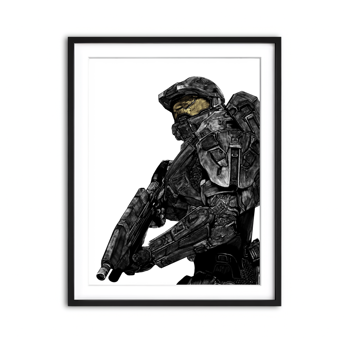 Framed Print 3x4 Black