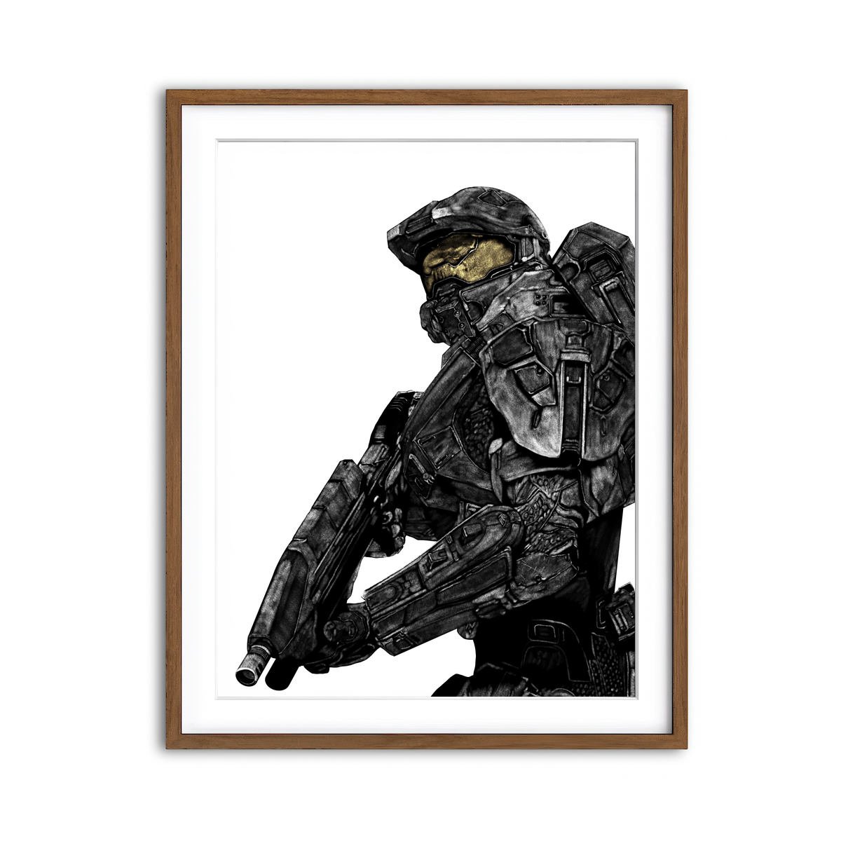 Framed Print 3x4 Walnut