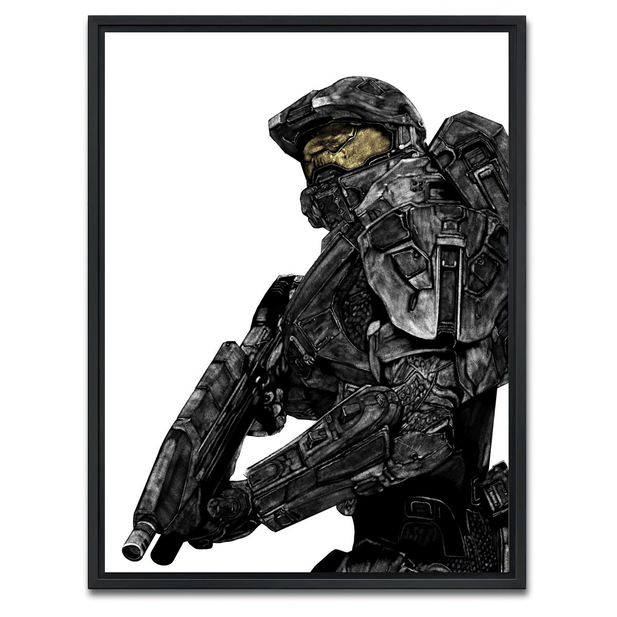 AUTO-MOCKUP WHITE | Chief 2 | 1 Piece | Black Framed Canvas | group=3x4