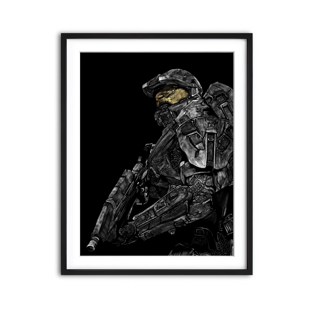 Framed Print 3x4 Black
