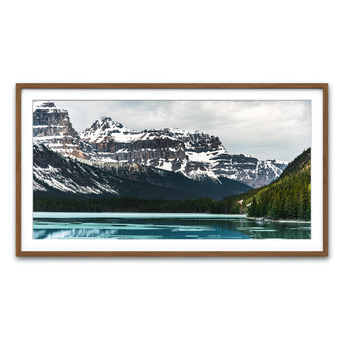 Framed Print 2x1 Walnut