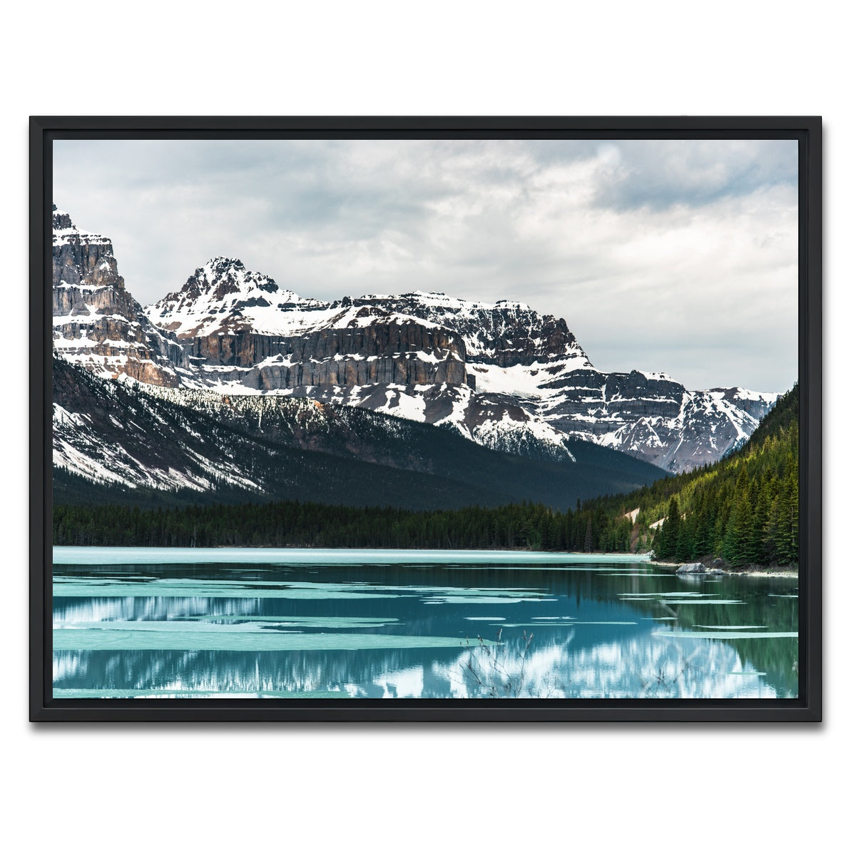 AUTO-MOCKUP WHITE | Chilly Lake | 1 Piece | Black Framed Canvas | group=4x3