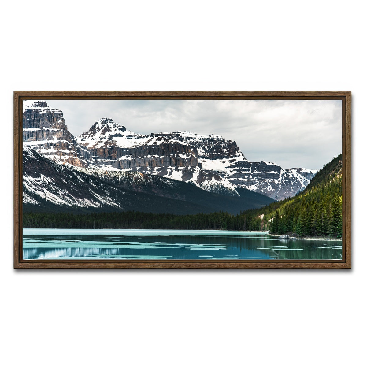 AUTO-MOCKUP WHITE | Chilly Lake | 1 Piece | Walnut Framed Canvas | group=2x1