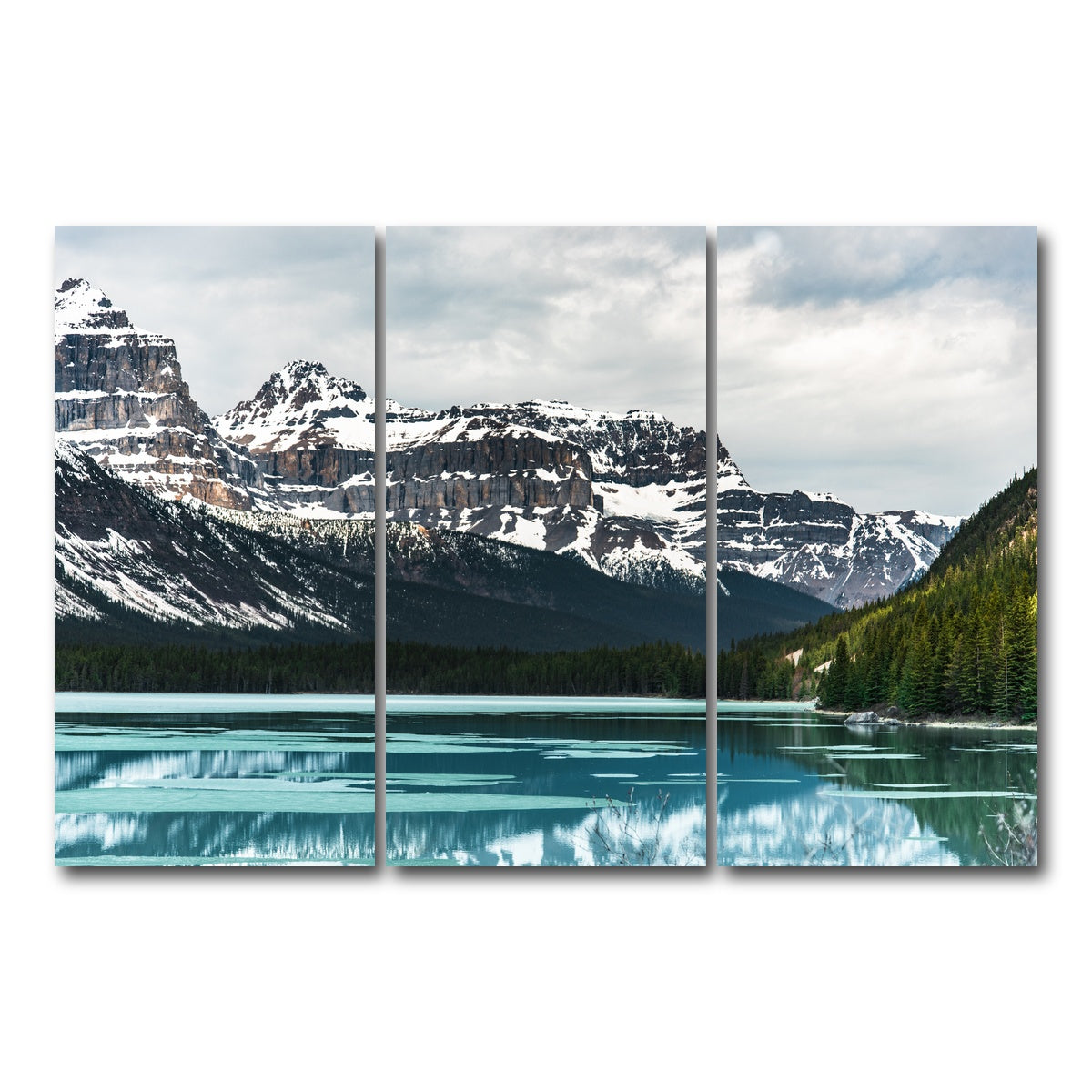 AUTO-MOCKUP WHITE | Chilly Lake | 3 Piece | Gallery Wrap Canvas | group=12x24
