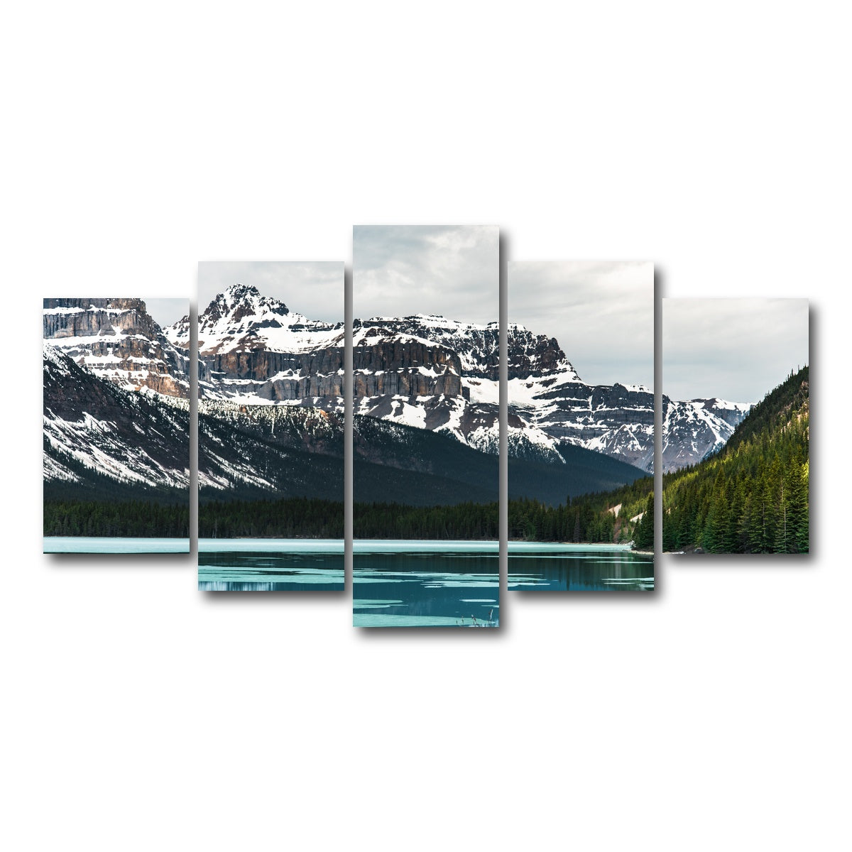 AUTO-MOCKUP WHITE | Chilly Lake | 5 Piece | Gallery Wrap Canvas | group=5_normal