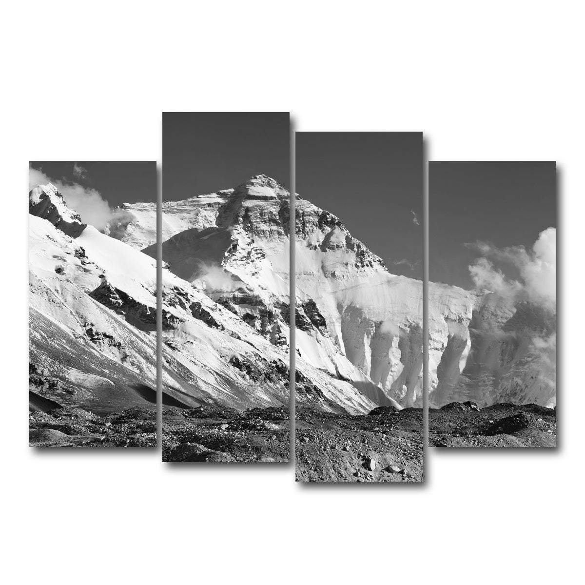 AUTO-MOCKUP WHITE | Chomolungma - Everest | 4 Piece | Gallery Wrap Canvas | group=4_normal