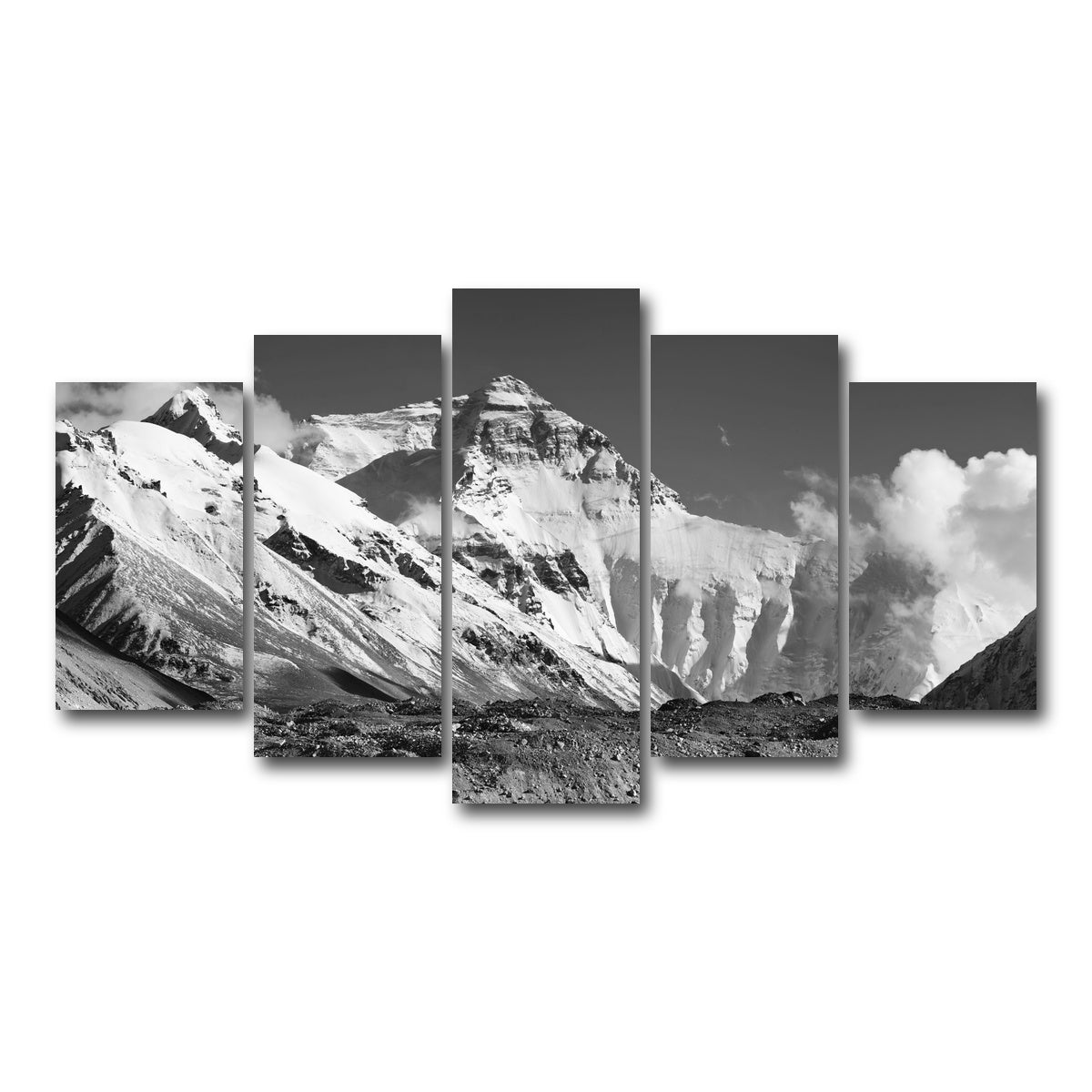 AUTO-MOCKUP WHITE | Chomolungma - Everest | 5 Piece | Gallery Wrap Canvas | group=5_normal