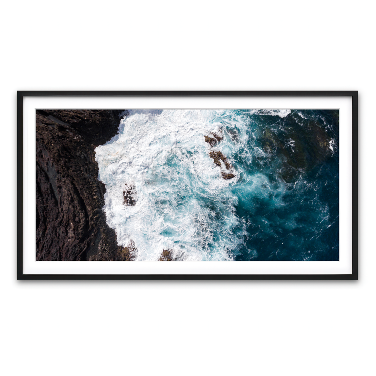 Framed Print 2x1 Black