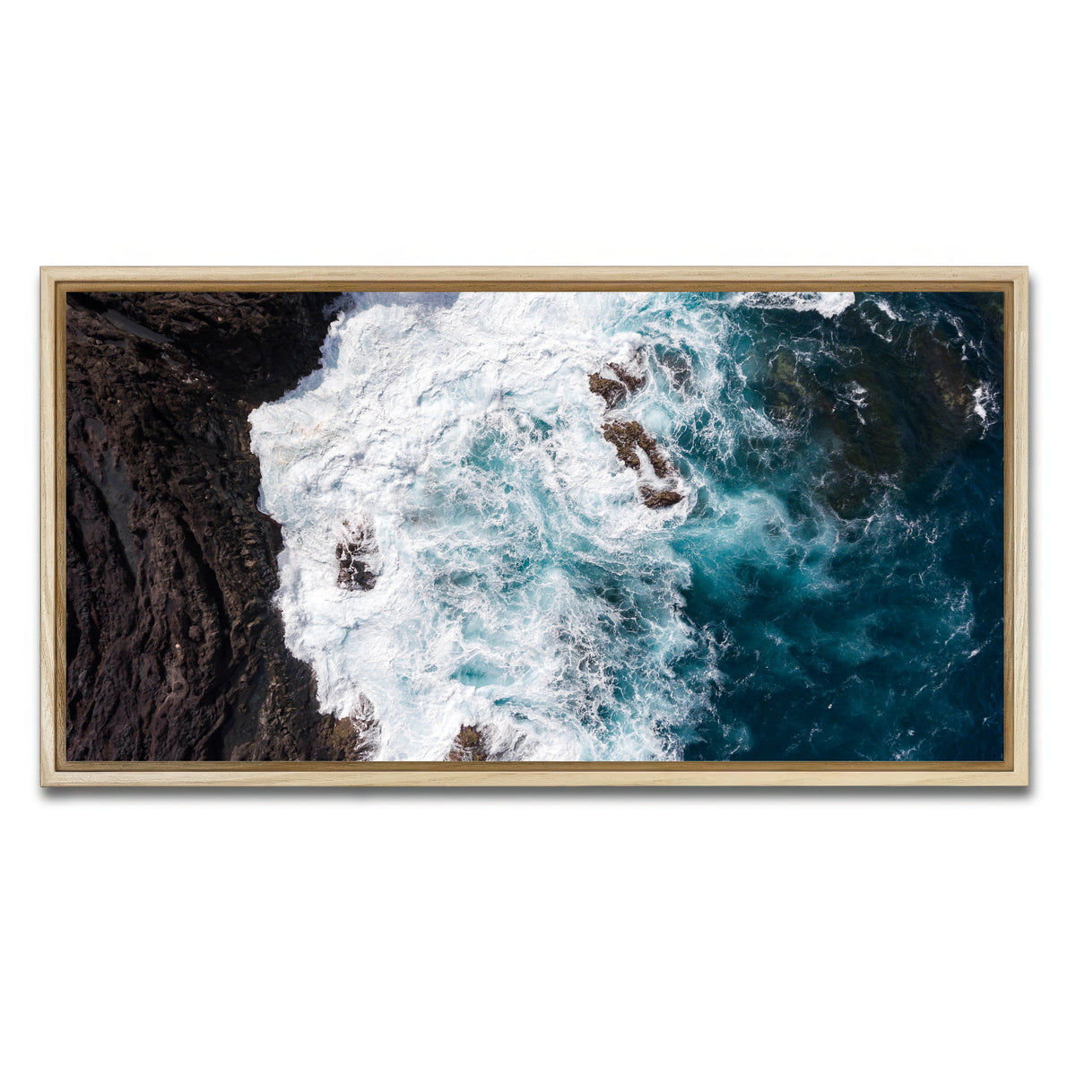 AUTO-MOCKUP WHITE | Choppy Waters | 1 Piece | Natural Framed Canvas | group=2x1