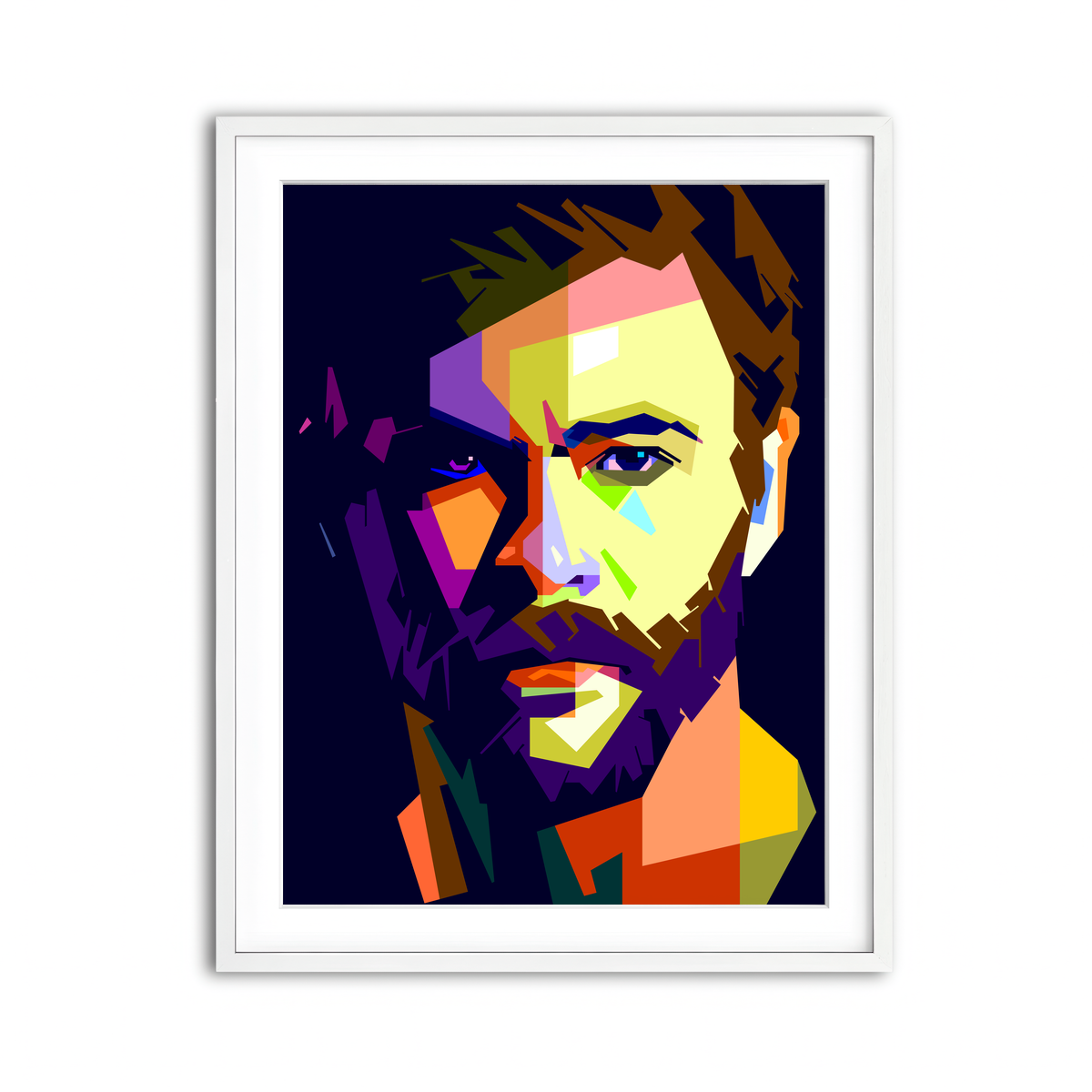 Framed Print 3x4 White