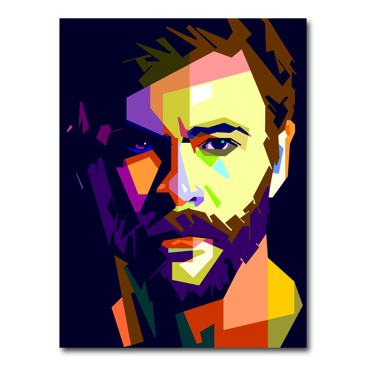 AUTO-MOCKUP WHITE | Chris Hemsworth | 1 Piece | Gallery Wrap Canvas | group=3x4