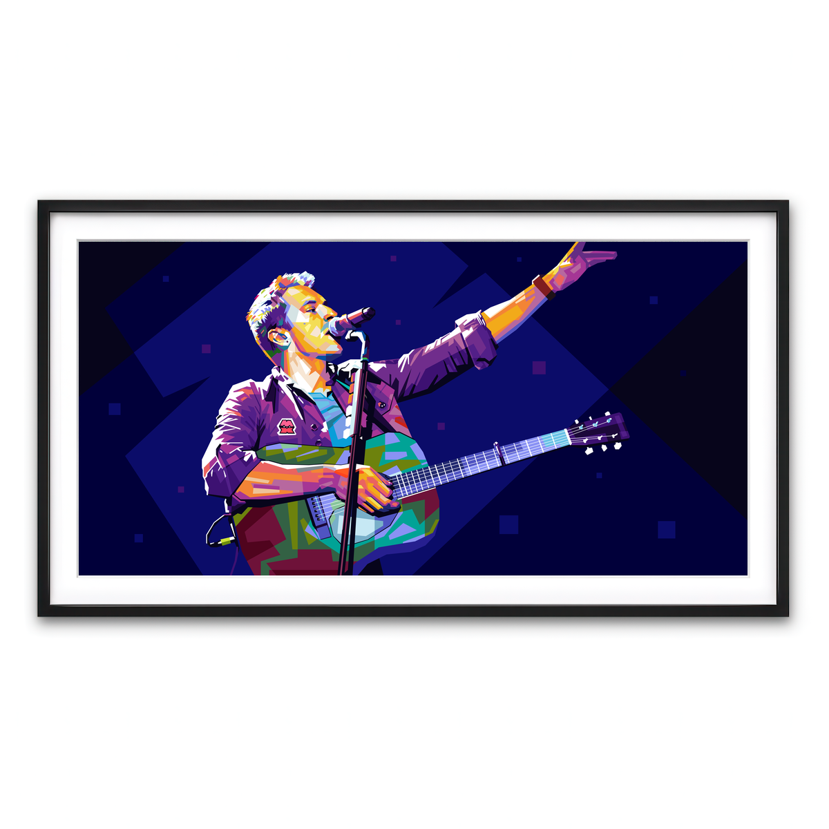 Framed Print 2x1 Black