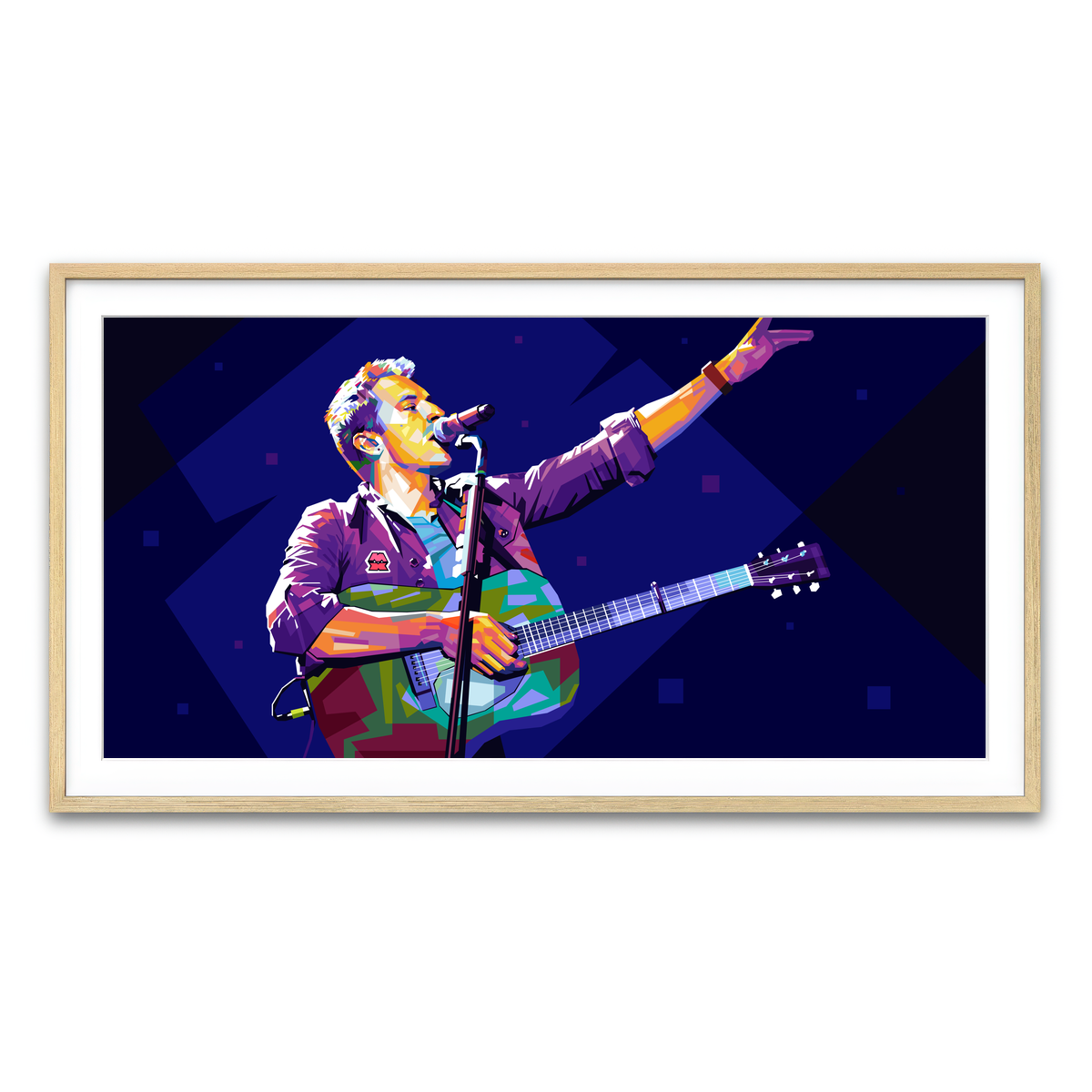 Framed Print 2x1 Natural