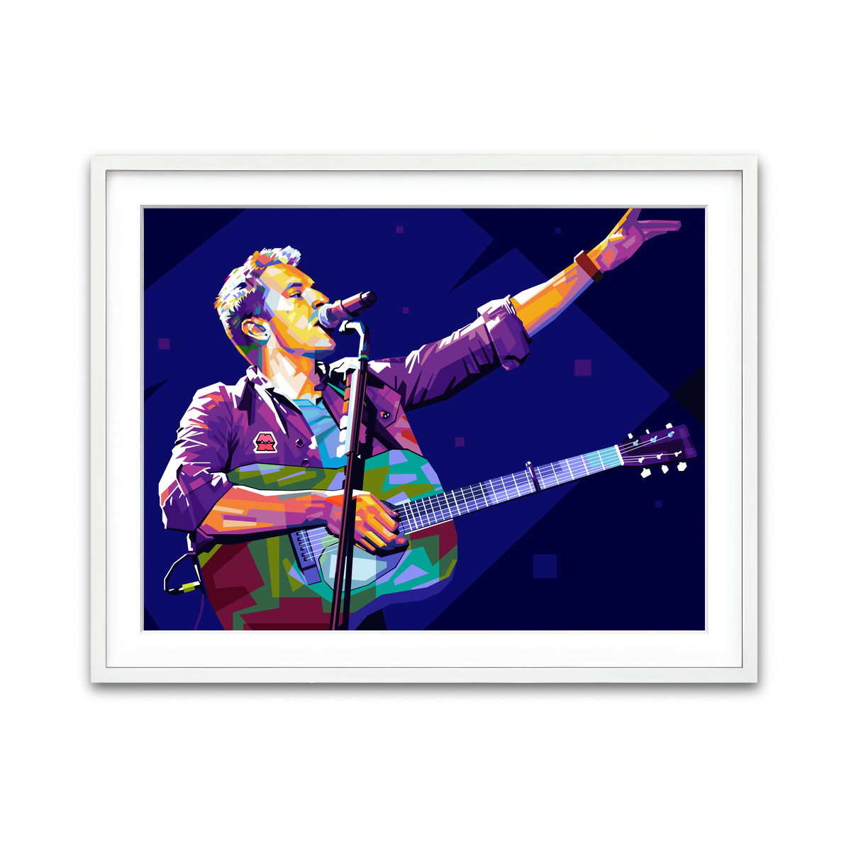 Framed Print 4x3 White