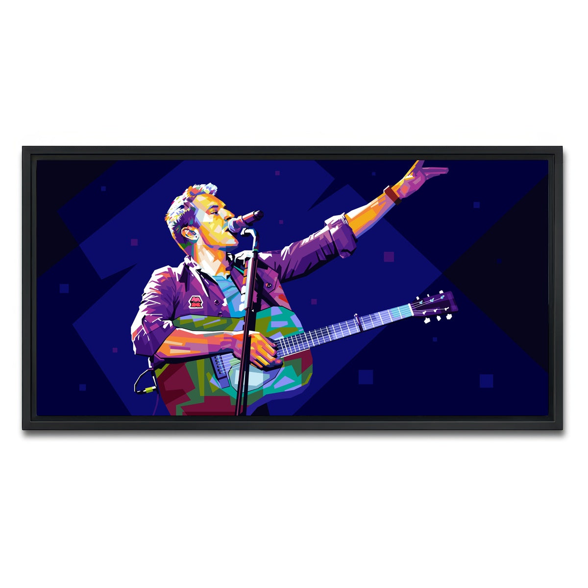 AUTO-MOCKUP WHITE | Chris Martin | 1 Piece | Black Framed Canvas | group=2x1