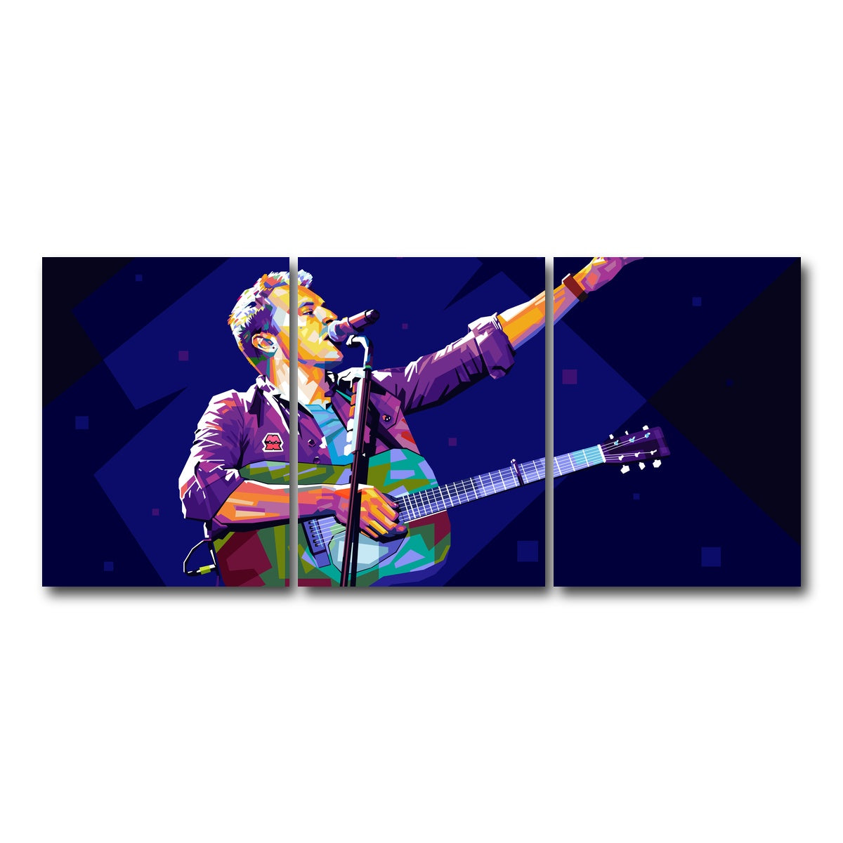 AUTO-MOCKUP WHITE | Chris Martin | 3 Piece | Gallery Wrap Canvas | group=18x24