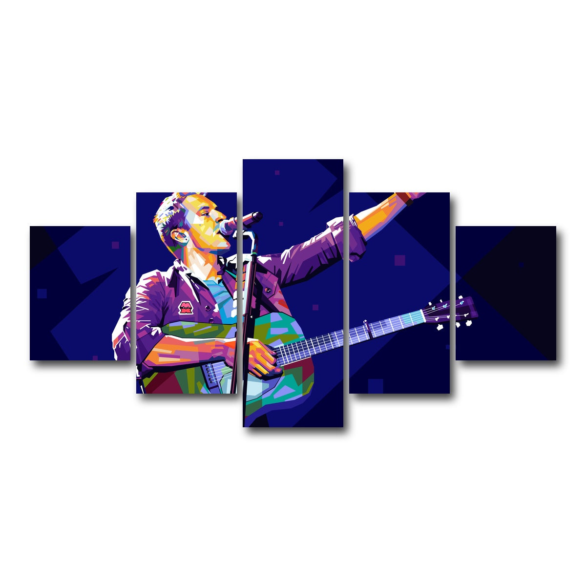 AUTO-MOCKUP WHITE | Chris Martin | 5 Piece | Gallery Wrap Canvas | group=5_short