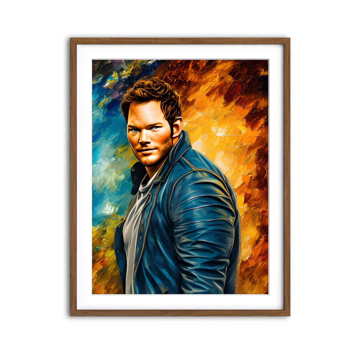 Framed Print 3x4 Walnut