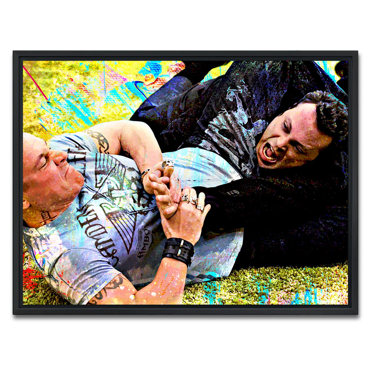 AUTO-MOCKUP WHITE | Christmas Armbar | 1 Piece | Black Framed Canvas | group=4x3