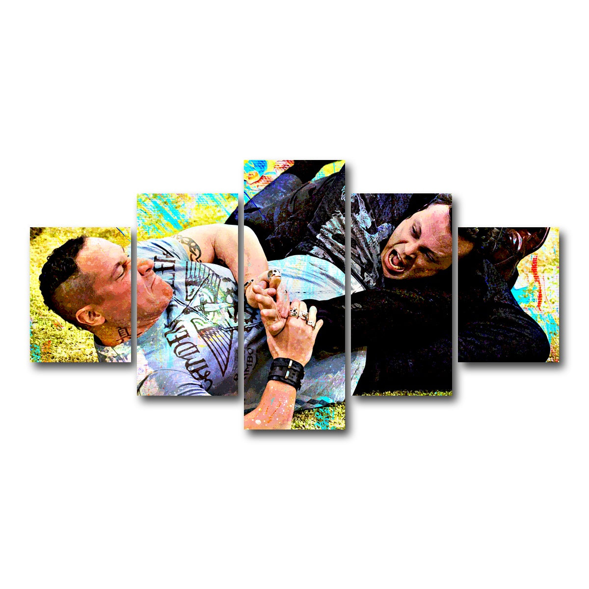 AUTO-MOCKUP WHITE | Christmas Armbar | 5 Piece | Gallery Wrap Canvas | group=5_short