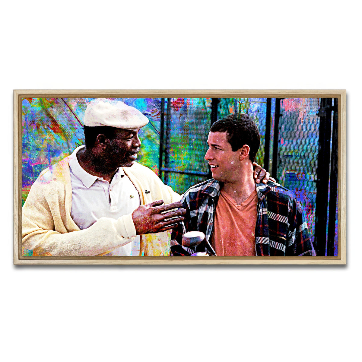 AUTO-MOCKUP WHITE | Chubbs & Happy | 1 Piece | Natural Framed Canvas | group=2x1