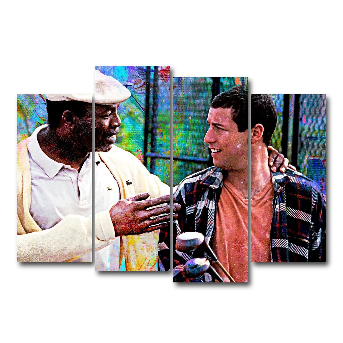 AUTO-MOCKUP WHITE | Chubbs & Happy | 4 Piece | Gallery Wrap Canvas | group=4_normal