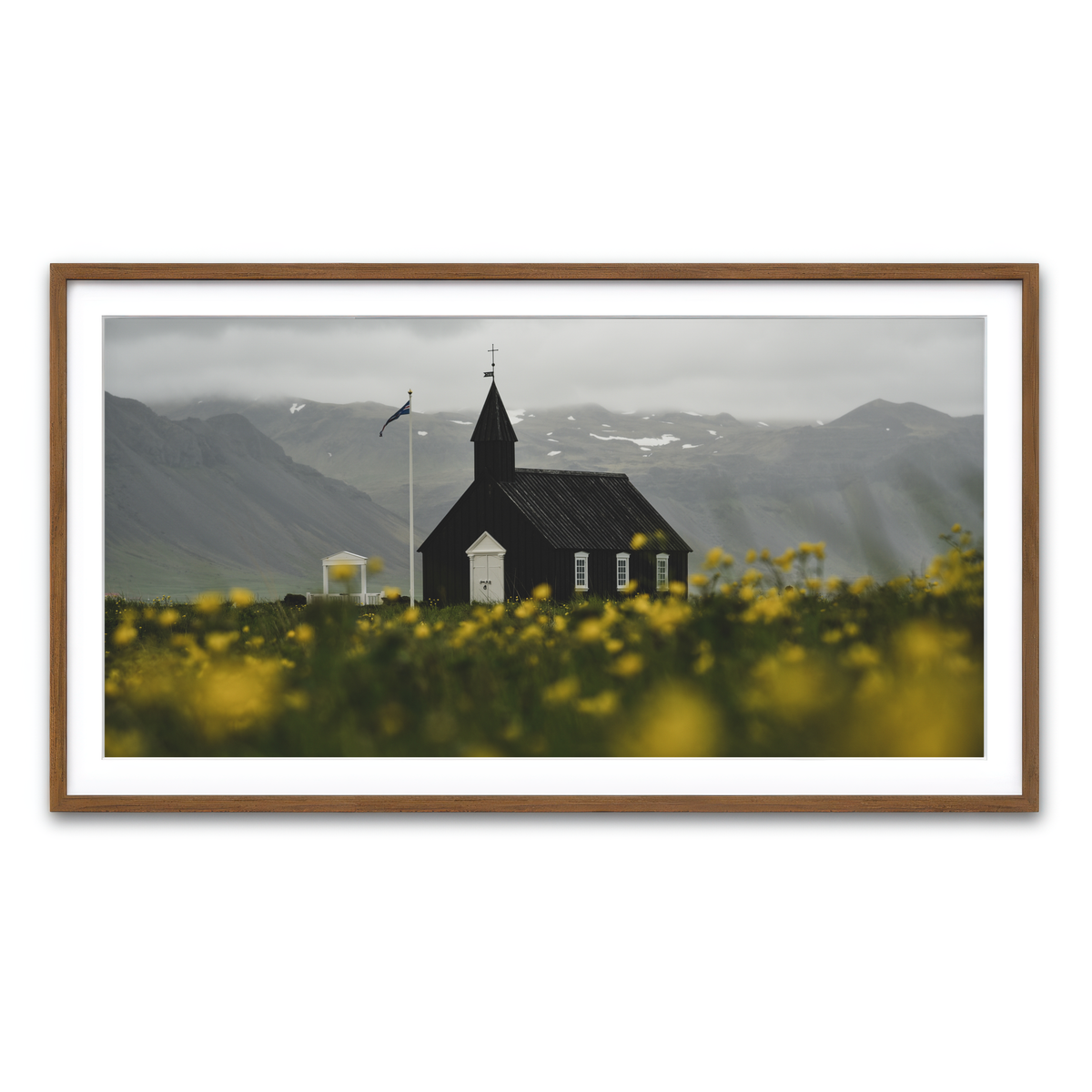 Framed Print 2x1 Walnut