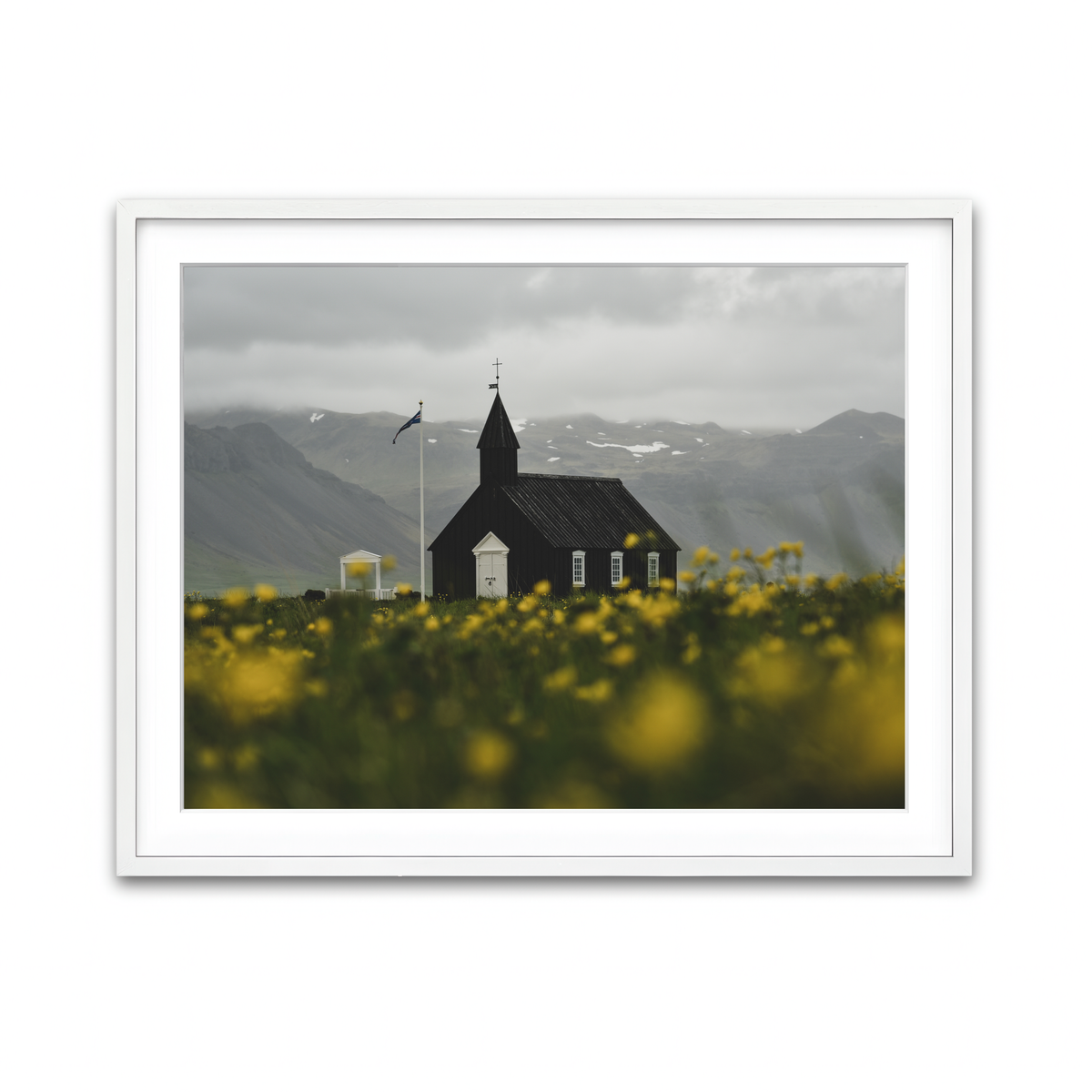 Framed Print 4x3 White