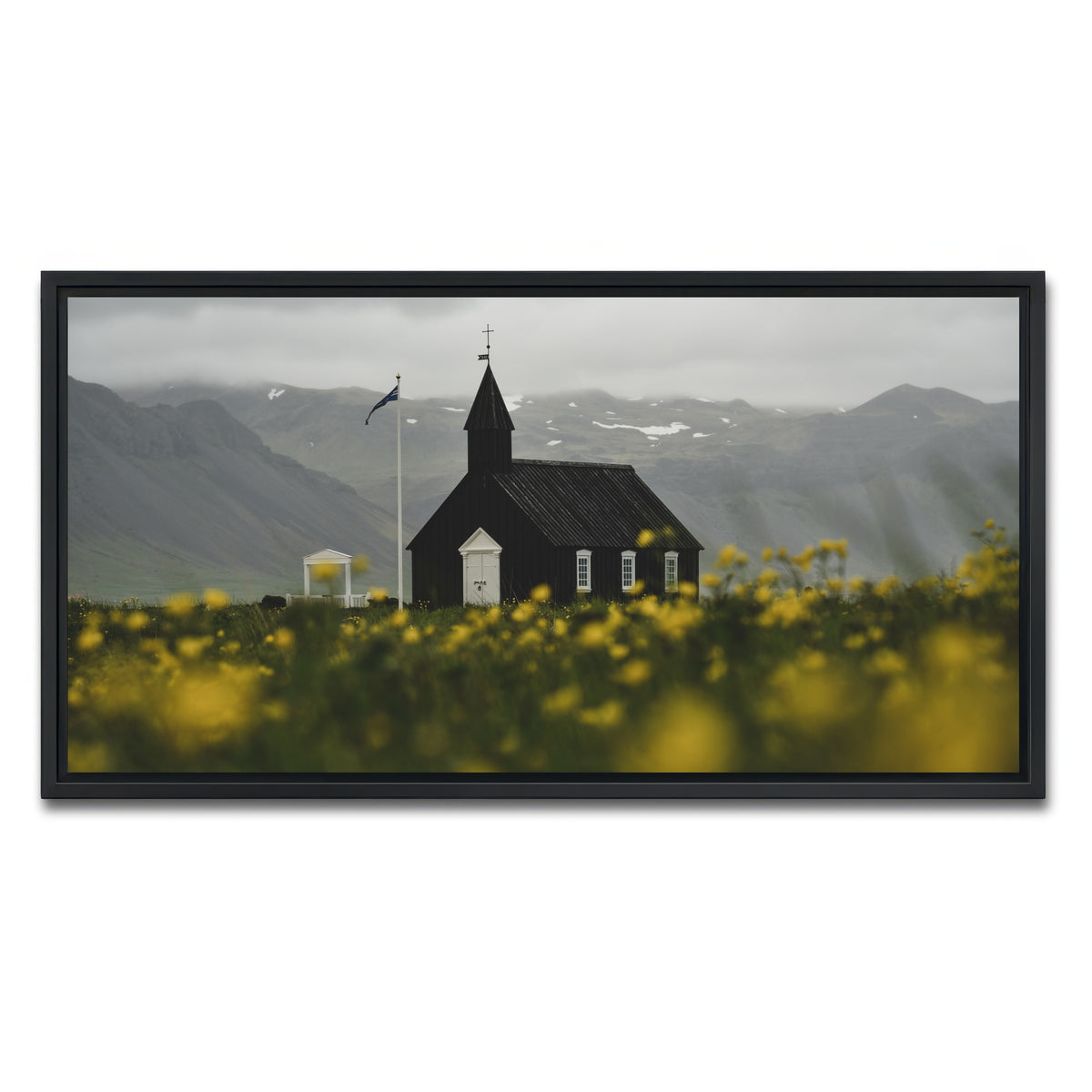 AUTO-MOCKUP WHITE | Church Flowers | 1 Piece | Black Framed Canvas | group=2x1