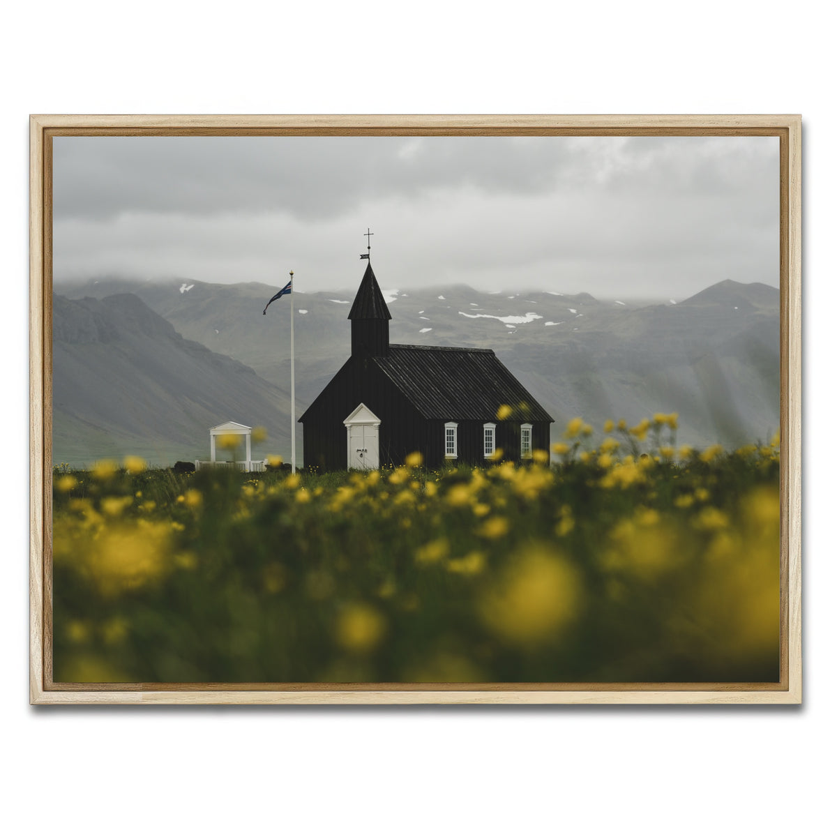 AUTO-MOCKUP WHITE | Church Flowers | 1 Piece | Natural Framed Canvas | group=4x3
