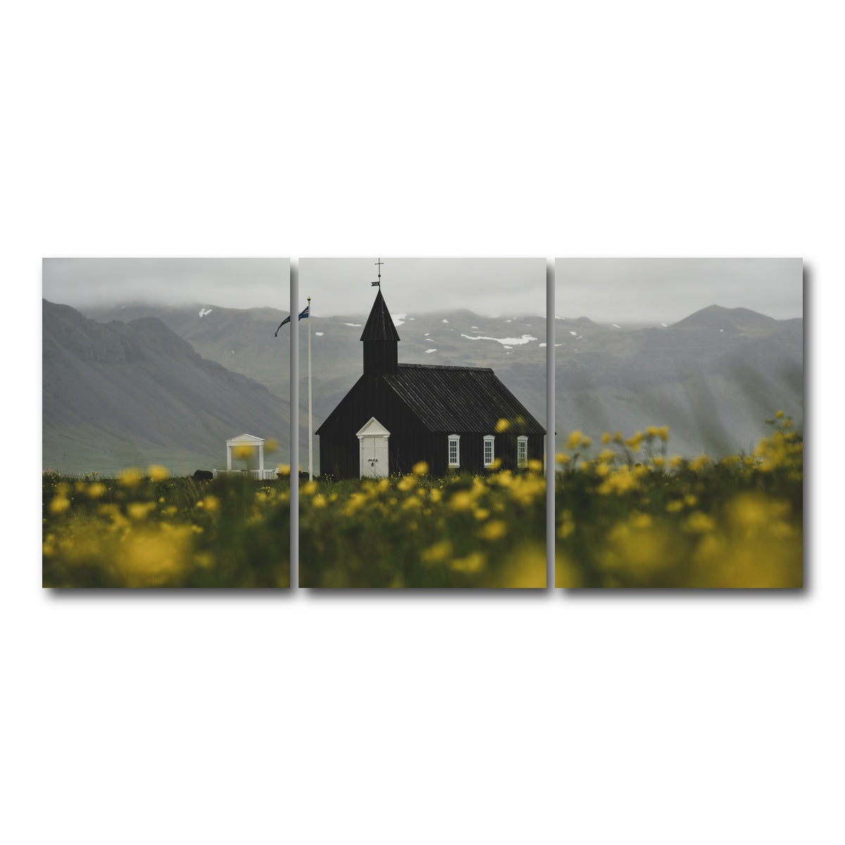 AUTO-MOCKUP WHITE | Church Flowers | 3 Piece | Gallery Wrap Canvas | group=18x24