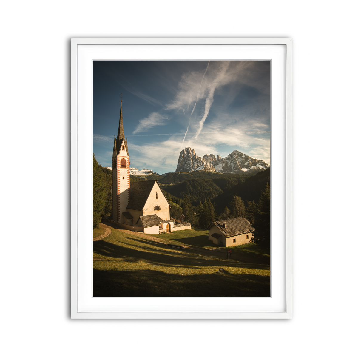 Framed Print 3x4 White