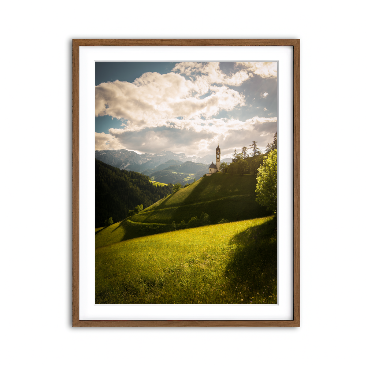 Framed Print 3x4 Walnut