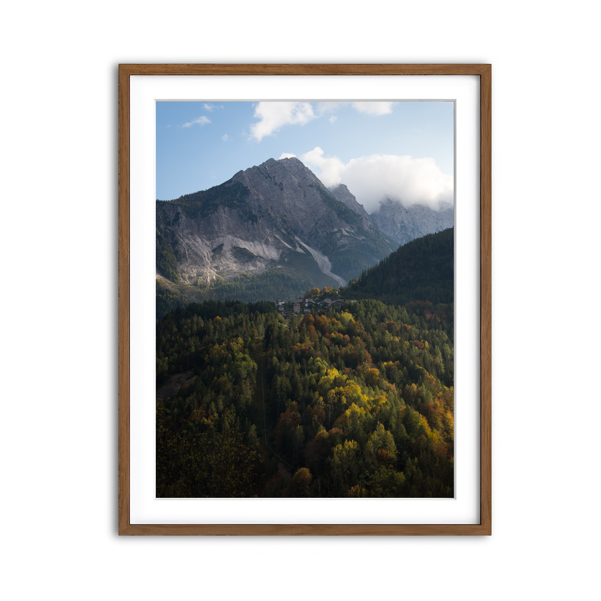 Framed Print 3x4 Walnut