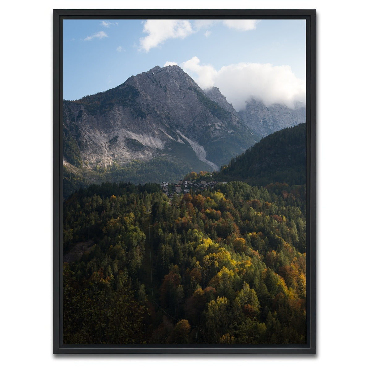 AUTO-MOCKUP WHITE | Cibiana | 1 Piece | Black Framed Canvas | group=3x4