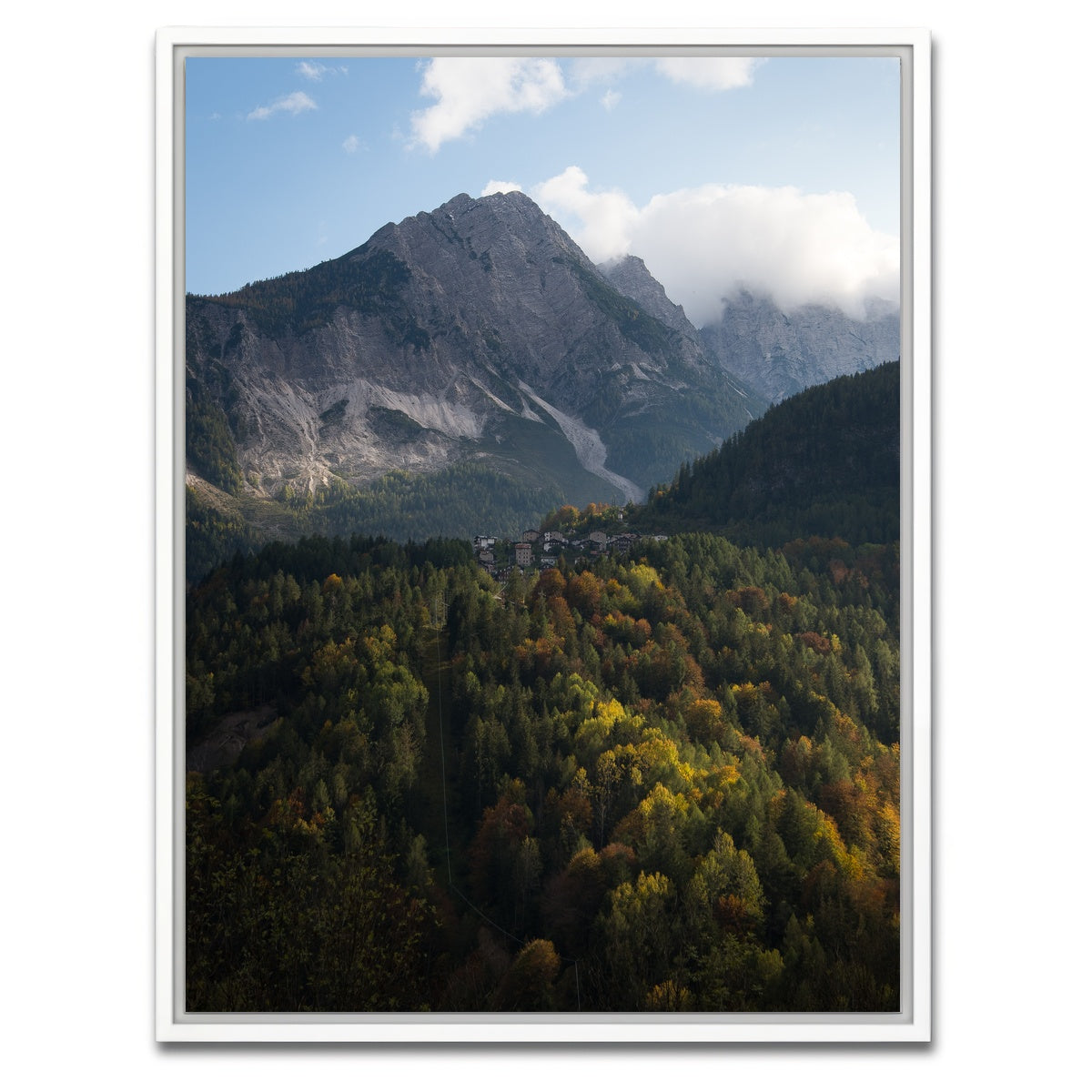 AUTO-MOCKUP WHITE | Cibiana | 1 Piece | White Framed Canvas | group=3x4