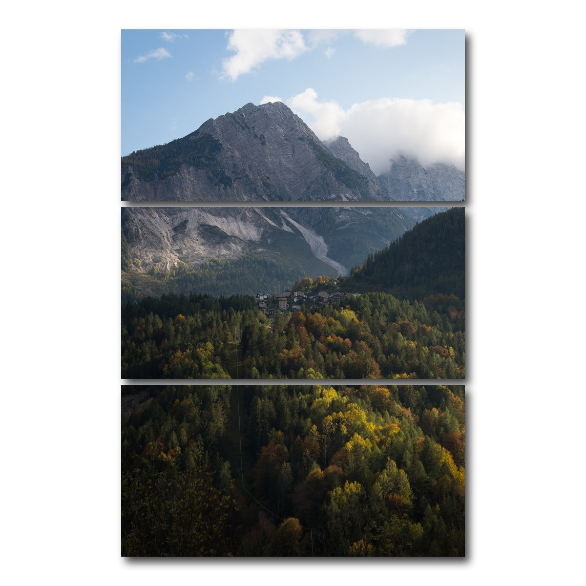 AUTO-MOCKUP WHITE | Cibiana | 3 Piece | Gallery Wrap Canvas | group=12x24_stacked