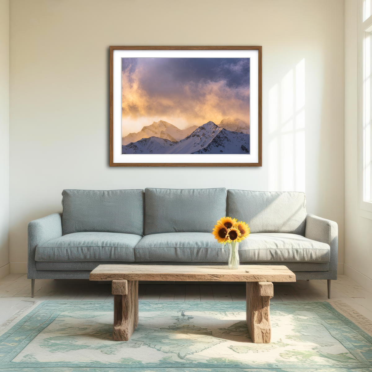 AUTO-MOCKUP ROOM | Ciel embrase Wall Art