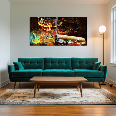 AUTO-MOCKUP ROOM | Cigar and Whiskey