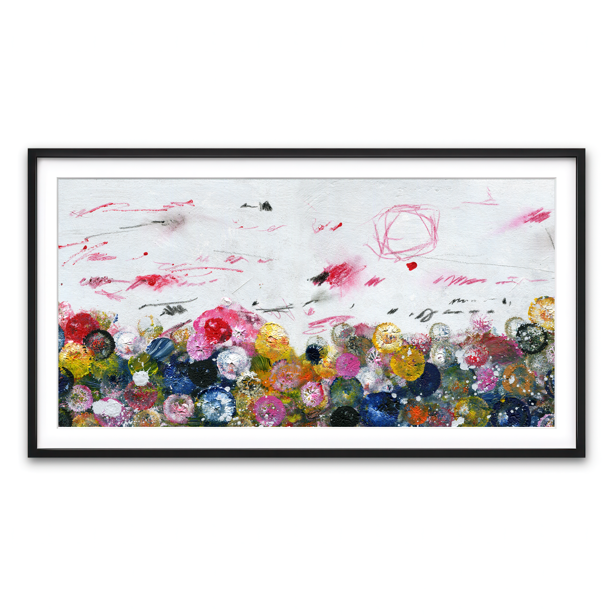 Framed Print 2x1 Black