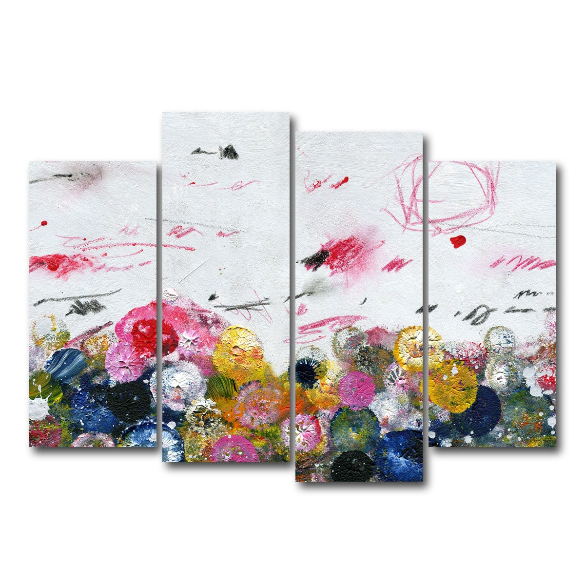 AUTO-MOCKUP WHITE | Circle Prints | 4 Piece | Gallery Wrap Canvas | group=4_normal