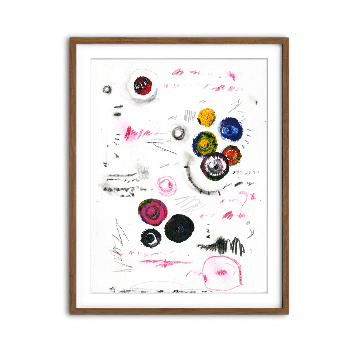 Framed Print 3x4 Walnut