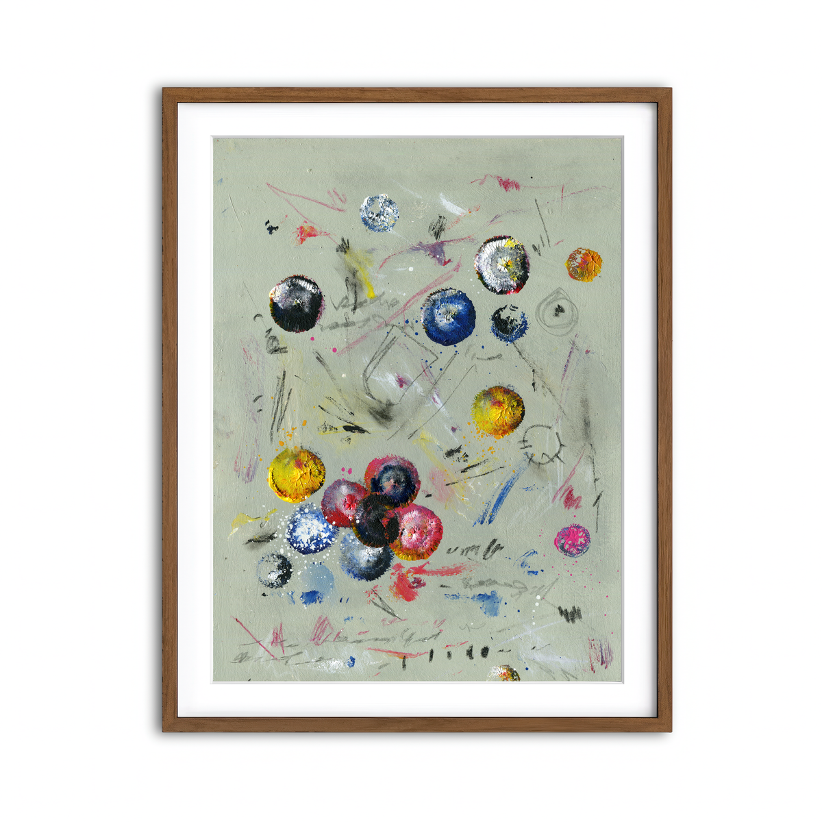 Framed Print 3x4 Walnut